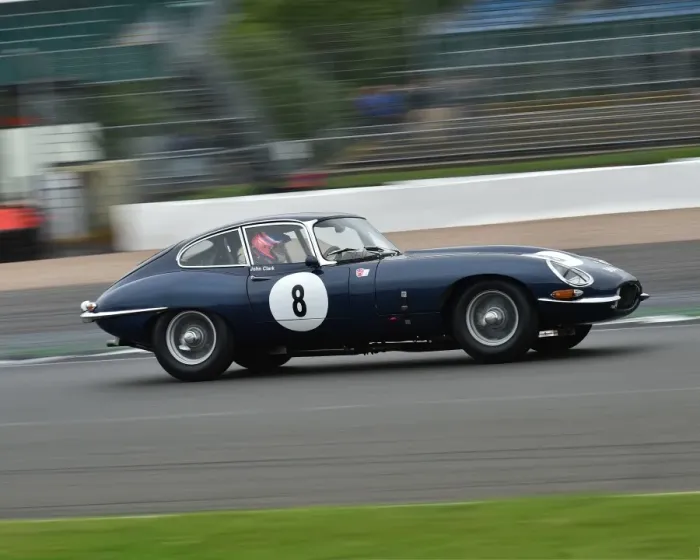 Framed Print : CM20 2397 John Clark, Jaguar E-Type FHC Framed Print : CM20 2397 John Clark, Jaguar E-Type FHC