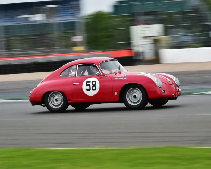Framed Print : CM20 2474 Steve Wright, Ian Clark, Porsche 356A Super Framed Print : CM20 2474 Steve Wright, Ian Clark, Porsche 356A Super