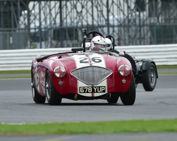 Framed Print : CM20 2606 Jonathan Abecassis, Richard Woolmer, Austin Healey 100-4 Framed Print : CM20 2606 Jonathan Abecassis, Richard Woolmer, Austin Healey 100-4