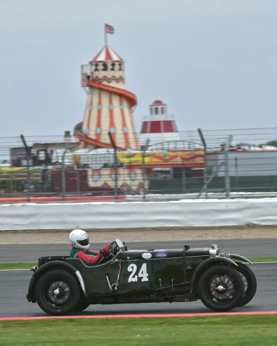 Framed Print : CM20 2709 Theo Hunt, Frazer Nash TT replica Framed Print : CM20 2709 Theo Hunt, Frazer Nash TT replica
