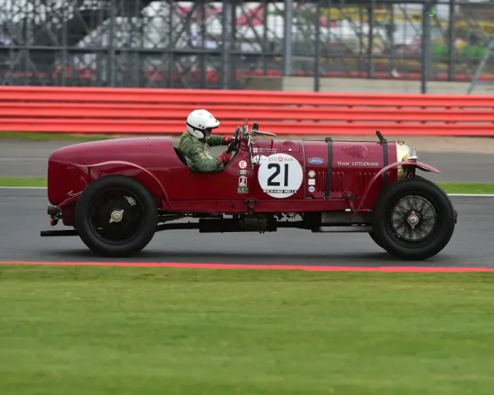 Framed Print : CM20 2776 Mike Littlewood, Alistair Littlewood, Bentley 3-4 Litre