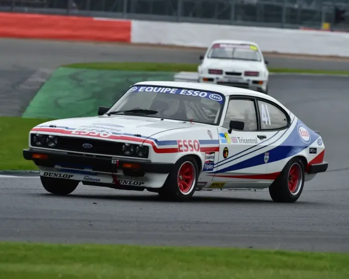 Framed Print : CM20 3542 George Pochciol, Ford Capri Framed Print : CM20 3542 George Pochciol, Ford Capri
