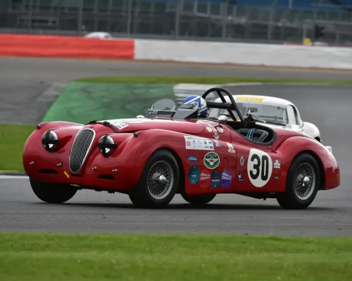 Framed Print : CM20 3596 Iain Rowley, Roger Woodbridge, Jaguar XK120