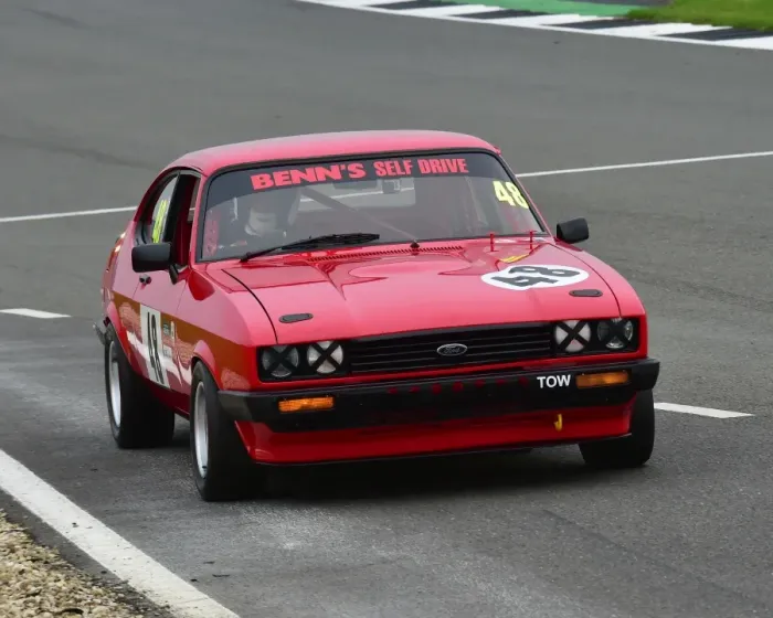 Framed Print : CM20 4943 Robin Benn, Ford Capri Framed Print : CM20 4943 Robin Benn, Ford Capri