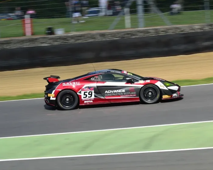 Framed Print : CM20 5034 Dean MacDonald, Akhil Rabindra, McLaren 570S GT4