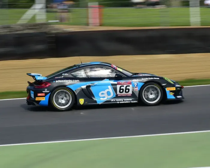 Framed Print : CM20 5097 Nick Jones, Scot Malvern, Porsche Cayman GT4 Clubsport