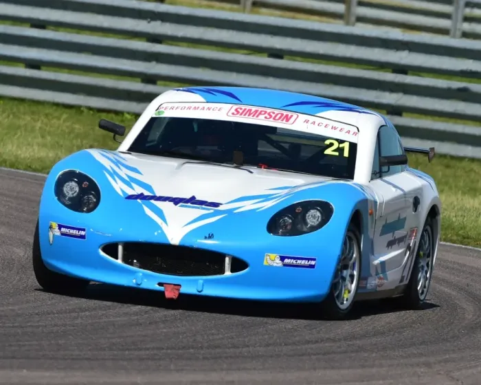 Framed Print : CM21 0713 Tom Canning, Douglas Motorsport