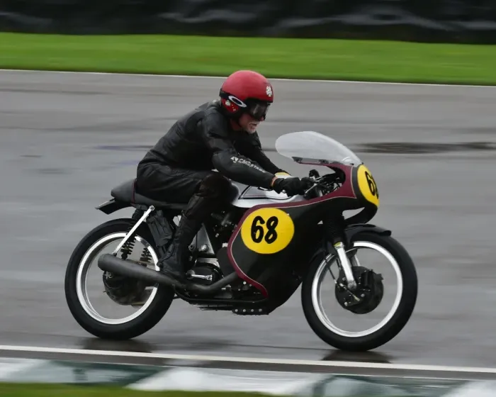Rights Managed : CM21 1277 Bill Swallow, Michael Russell, Norton Manx 500