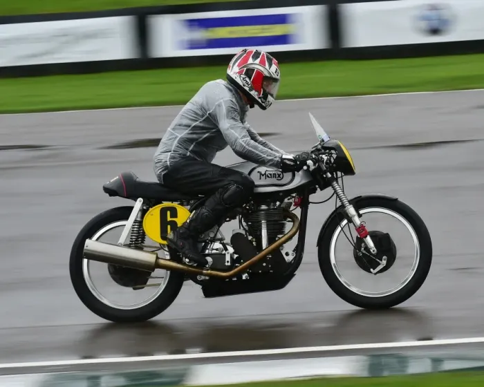 Rights Managed : CM21 1295 Steve Parrish, Bernard Murray, Norton Manx Rights Managed : CM21 1295 Steve Parrish, Bernard Murray, Norton Manx