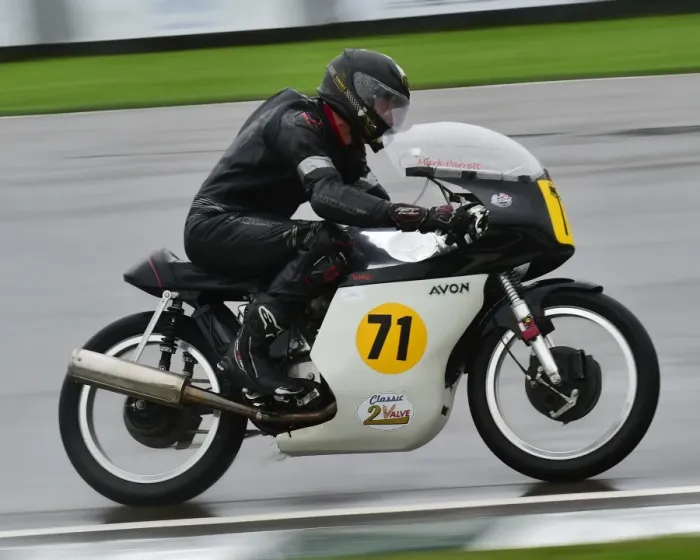 Rights Managed : CM21 1344 Tony Perkin, Mark Parrett, Norton Manx 500 Rights Managed : CM21 1344 Tony Perkin, Mark Parrett, Norton Manx 500
