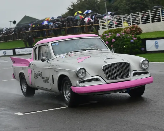Rights Managed : CM21 1417 Patrick Watts, Studebaker Golden Hawk, St Marys Trophy