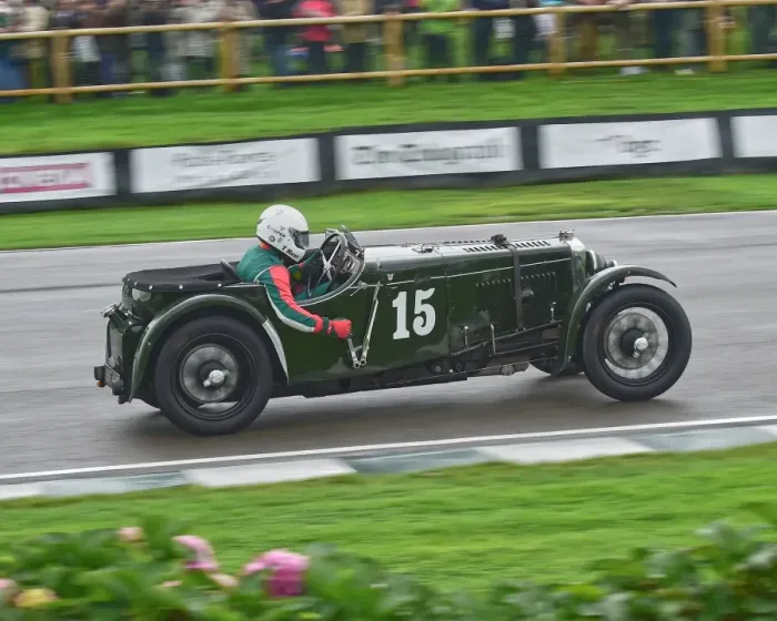 Rights Managed : CM21 1541 Theo Hunt, Frazer Nash TT replica