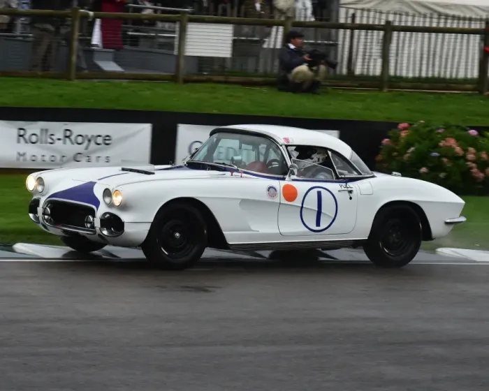 Rights Managed : CM21 1925 Charles Clegg, Geraint Owen, Chevrolet Corvette C1