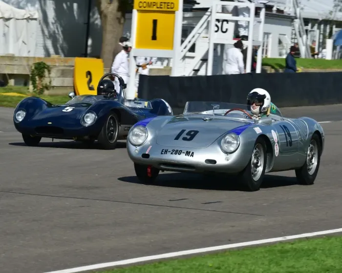 Rights Managed : CM21 2001 Claudio Roddaro, Porsche 550A RS, Marc Valvekens, Lola Mk1 Rights Managed : CM21 2001 Claudio Roddaro, Porsche 550A RS, Marc Valvekens, Lola Mk1