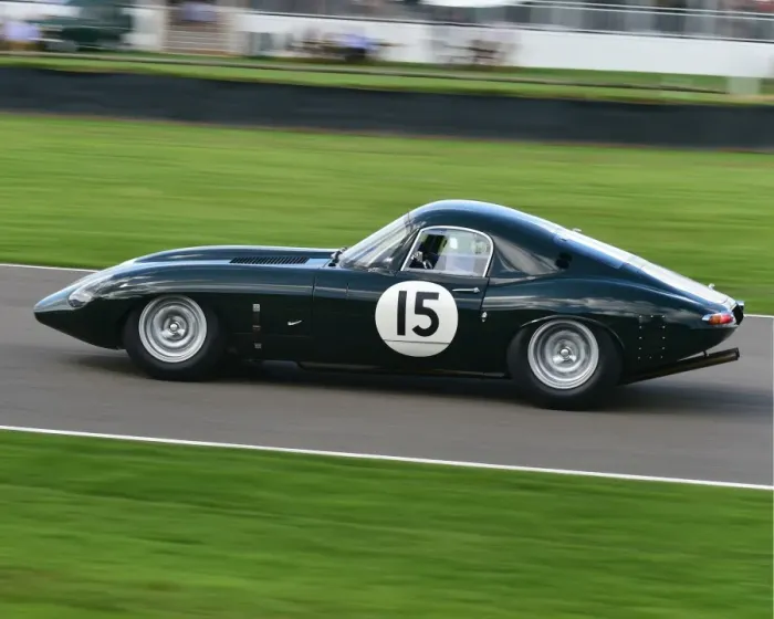 Rights Managed : CM21 2146 Adam Lindemann, Joe Twyman, Jaguar E-Type lightweight lowdrag coupe Rights Managed : CM21 2146 Adam Lindemann, Joe Twyman, Jaguar E-Type lightweight lowdrag coupe