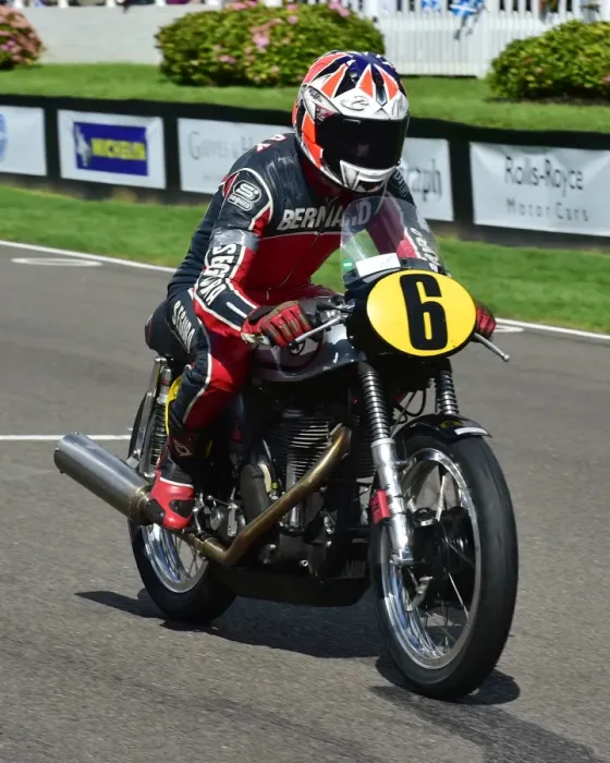 Rights Managed : CM21 2278 Steve Parrish, Bernard Murray, Norton Manx Rights Managed : CM21 2278 Steve Parrish, Bernard Murray, Norton Manx