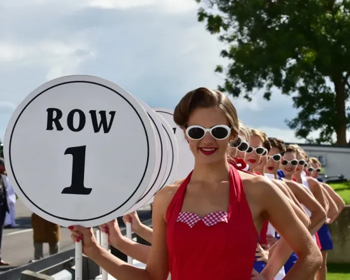 Rights Managed : CM21 2306 Grid girls Rights Managed : CM21 2306 Grid girls