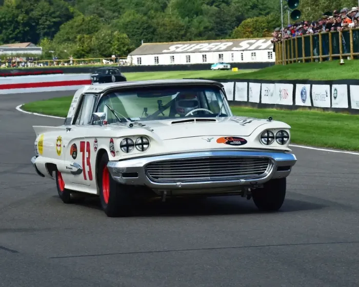 Rights Managed : CM21 2381 Tom Kristensen, Ford Thunderbird Rights Managed : CM21 2381 Tom Kristensen, Ford Thunderbird