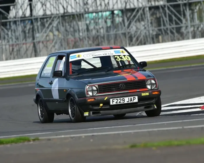 Framed Print : CM21 6169 Peter Kaylor, Volkswagen Golf GTi Mk2