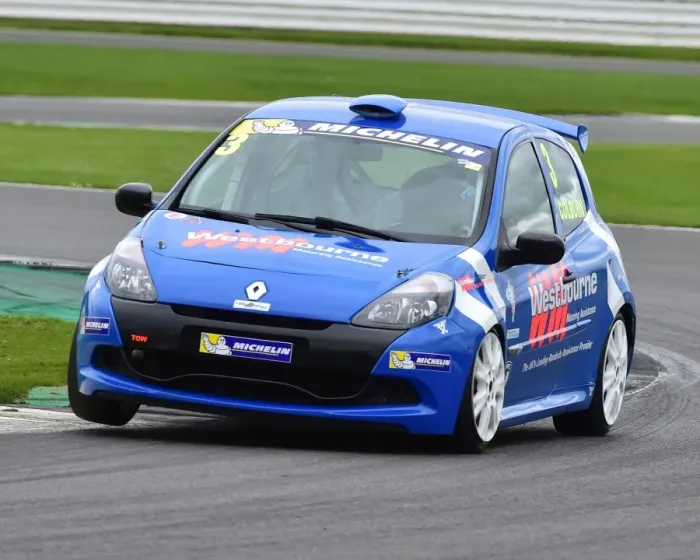 Framed Print : CM21 6671 James Colburn, Renault Clio Cup Framed Print : CM21 6671 James Colburn, Renault Clio Cup