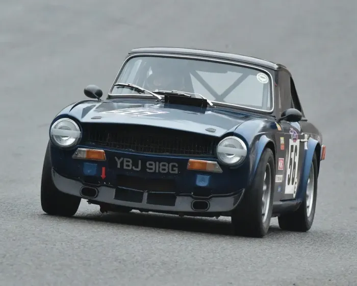 Framed Print : CM21 8771 Phillip Lambe, Triumph TR6