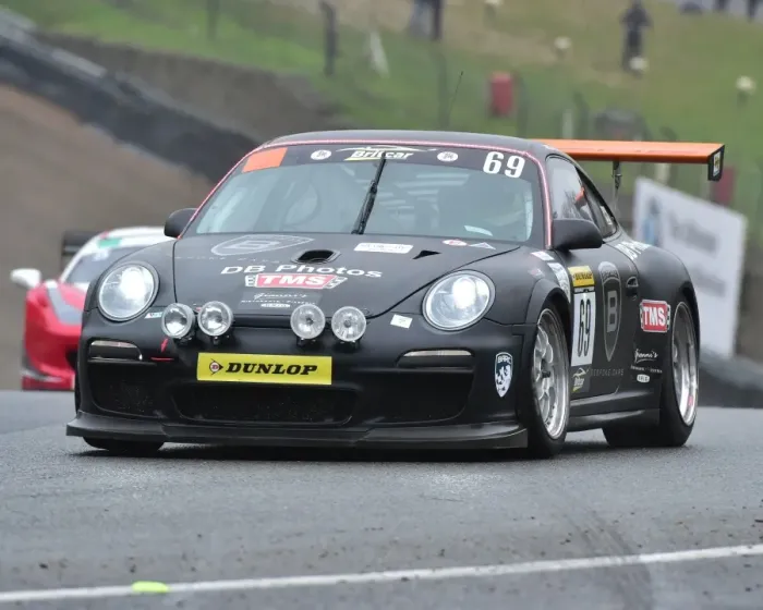 Framed Print : CM22 0478 David Bennett, Marcus Fothergill, Porsche 997 Cup