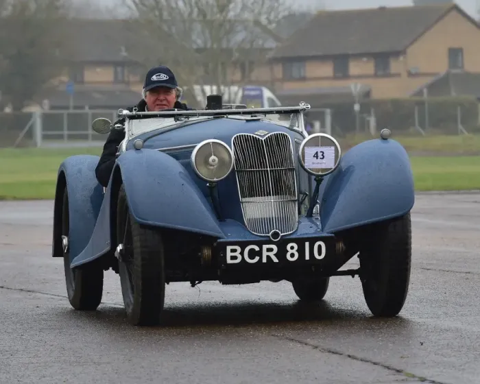 Framed Print : CM22 1092 Nicholas Lees, Riley Sprite 2 Seater