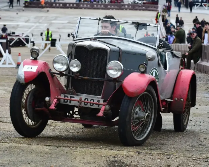Framed Print : CM22 2842 Michael Brown, Riley 9 Tourer
