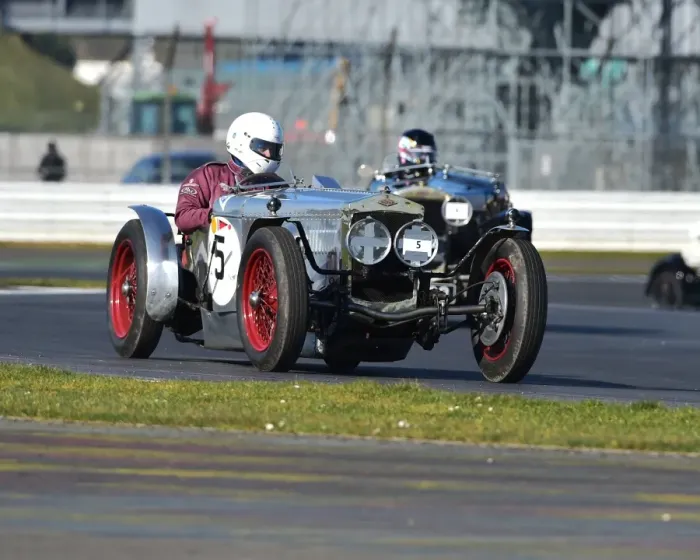 Framed Print : CM22 3791 Andrew Smith, Frazer Nash Super Sports