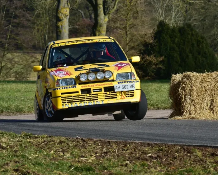 Framed Print : CM22 4760 Mark Barnes, Sophie Buckland, FIAT Abarth Cinquecento