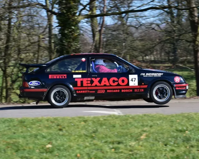 Framed Print : CM22 4999 Steve Harkness, Ford Sierra Cosworth