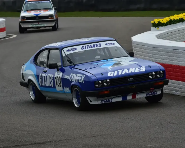 Rights Managed : CM22 5814 Ric Wood, Nicolas Minassian, Ford Capri III 3 litre S Rights Managed : CM22 5814 Ric Wood, Nicolas Minassian, Ford Capri III 3 litre S