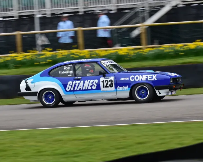 Rights Managed : CM22 5880 Ric Wood, Nicolas Minassian, Ford Capri III 3 litre S Rights Managed : CM22 5880 Ric Wood, Nicolas Minassian, Ford Capri III 3 litre S