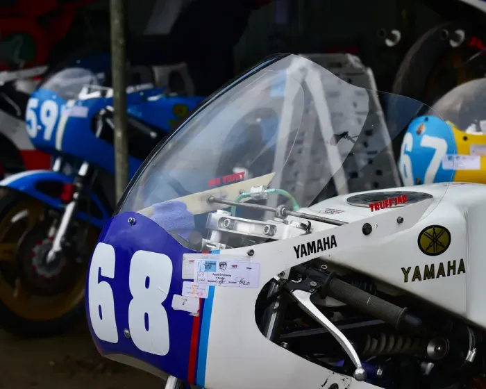 Rights Managed : CM22 5967 Michael Russell, Harris Yamaha TZ350 Rights Managed : CM22 5967 Michael Russell, Harris Yamaha TZ350