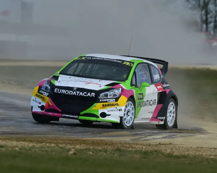 Framed Print : CM22 8243 Gregoire Demoustier, Peugeot 208 RX