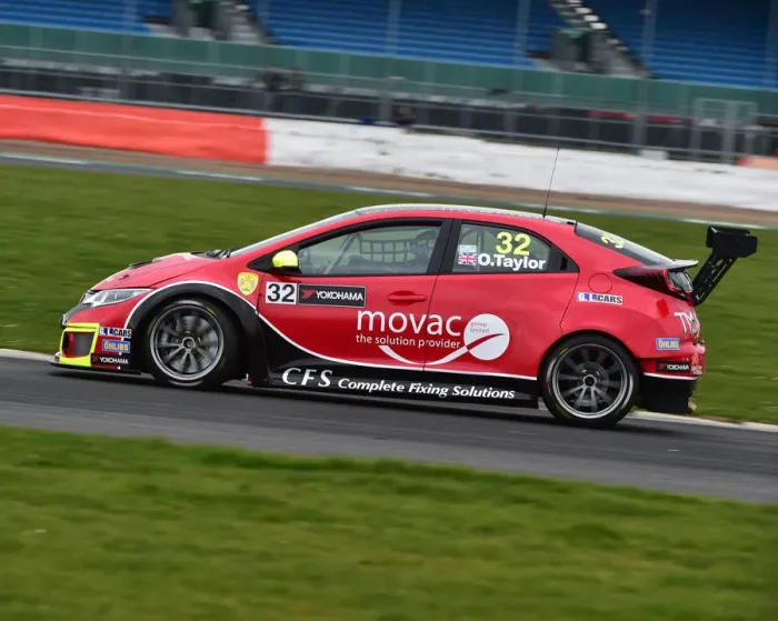Framed Print : CM23 0086 Ollie Taylor, Honda Civic Type R TCR