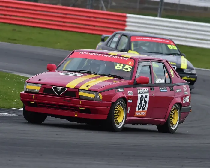 Framed Print : CM23 0174 Malcolm Chapman, Alfa Romeo 75 Framed Print : CM23 0174 Malcolm Chapman, Alfa Romeo 75