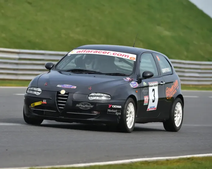Framed Print : CM23 1001 Gary Holman, Alfa Romeo 147 Framed Print : CM23 1001 Gary Holman, Alfa Romeo 147