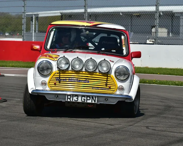 Framed Print : CM23 2105 Jim Partridge, Rover Mini GpA Framed Print : CM23 2105 Jim Partridge, Rover Mini GpA