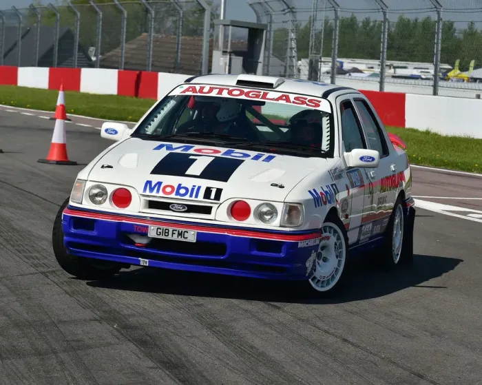 Framed Print : CM23 2108 Miki Biasion, Tiziano Siviero, Ford Sierra RS Cosworth