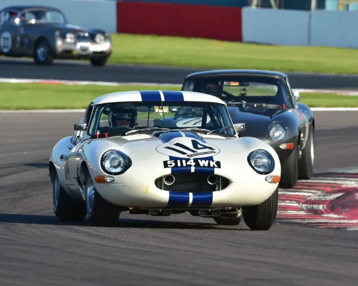 Framed Print : CM23 3213 Carlos Monteverde, Gary Pearson, Jaguar E-Type