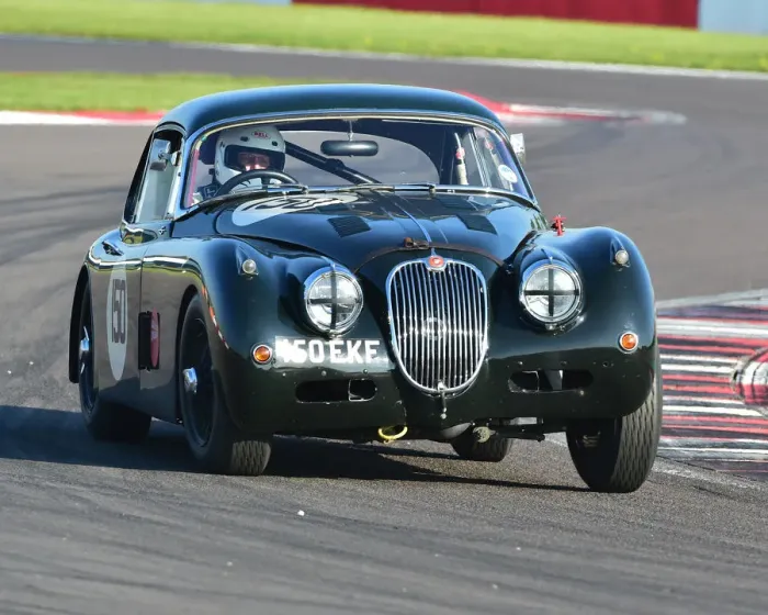 Framed Print : CM23 3220 Chris Keith-Lucas, Claire Keith-Lucas, Jaguar XK150