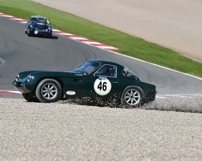 Framed Print : CM23 3579 Rod Begbie, Nick Lees, TVR Grantura Mk III