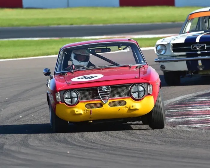 Framed Print : CM23 4074 David Alexander, Richard Fores, Alfa Romeo Sprint GT