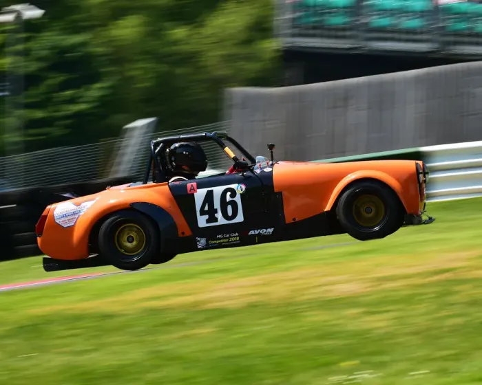 Framed Print : CM23 4819 Steve Collier, MG Midget Framed Print : CM23 4819 Steve Collier, MG Midget