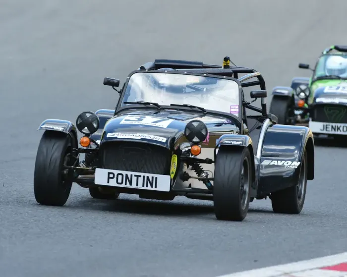 Framed Print : CM23 7871 Tom Pontin, Caterham Roadsport