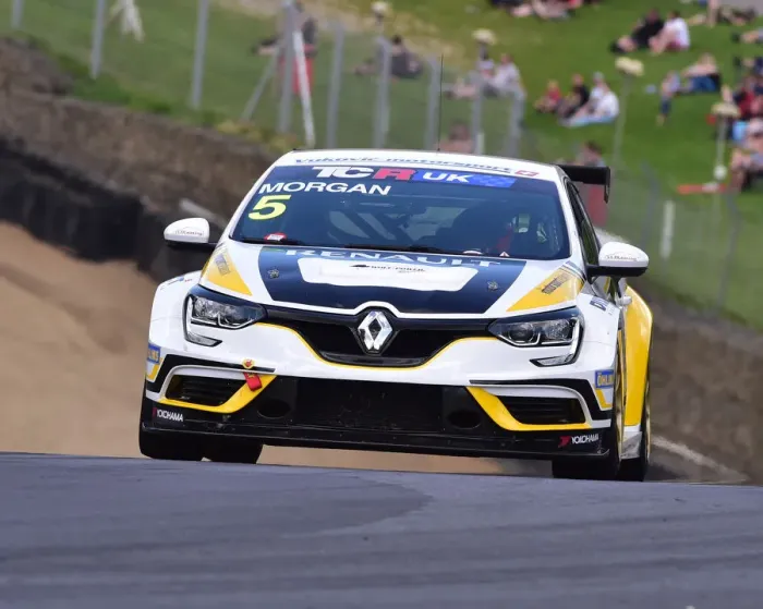 Framed Print : CM23 8121 Alex Morgan, Renault Megane TCR Framed Print : CM23 8121 Alex Morgan, Renault Megane TCR