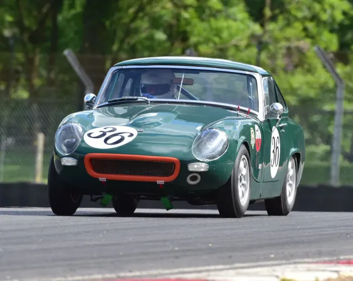 Framed Print : CM23 8434 Brian Small, Ashley MG Midget GT Framed Print : CM23 8434 Brian Small, Ashley MG Midget GT