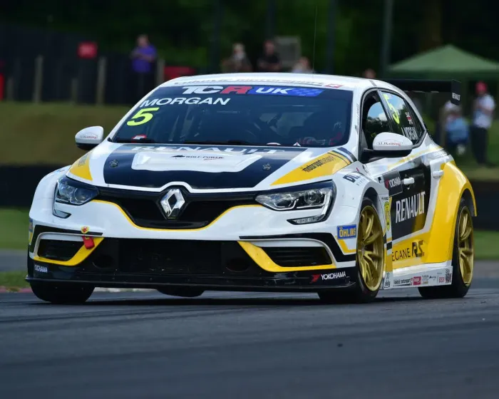 Framed Print : CM23 8495 Alex Morgan, Renault Megane TCR Framed Print : CM23 8495 Alex Morgan, Renault Megane TCR