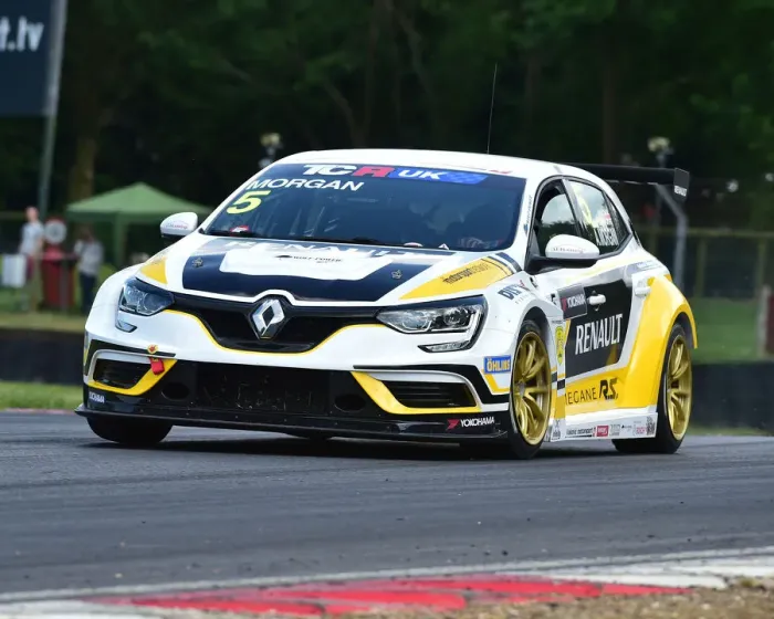 Framed Print : CM23 8504 Alex Morgan, Renault Megane TCR Framed Print : CM23 8504 Alex Morgan, Renault Megane TCR